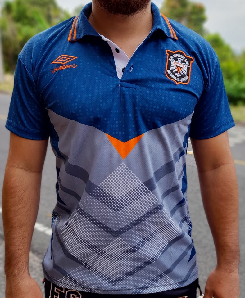 Camisa Polo Azul Del Aguila