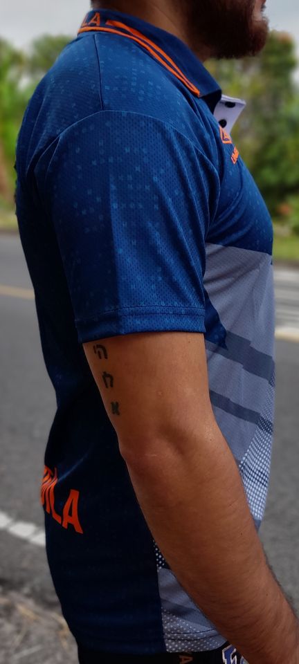 Camisa Polo Azul Del Aguila